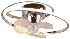 Ανεμιστήρας Reality Lighting -RL UMEA R67252106 Χρώμιο (Chrome) 2700 - 6500K