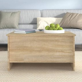 vidaXL Τραπεζάκι Σαλονιού Sonoma Δρυς 80x55,5x41,5 εκ. Επεξεργ. Ξύλο