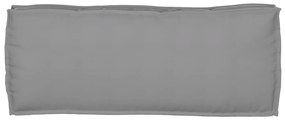 vidaXL Μαξιλάρι Παλετών για Παγκάκι Γκρι 100x40x8 εκ. Υλικό Oxford