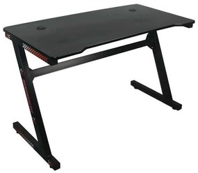 Gaming Γραφειο Τ.Carbon Steel Μαύρο . Διάσταση: 120x60x75cm