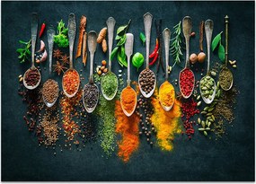 Πίνακας σε καμβά "Spices" Megapap ψηφιακής εκτύπωσης 70x50x3εκ.