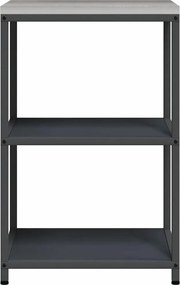 vidaXL Ράφι Κουζίνας HATTEM Ανθρακί 60 x 50 x 92 εκ Ατσάλι