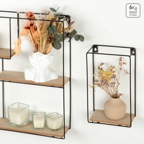 Ράφια Max Home Σίδερο Ξύλο MDF (x2)