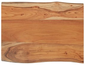 vidaXL Επιφάνεια Τραπεζιού Ορθογώνια 50x40x2,5 εκ. Μασίφ Ξύλο Ακακίας
