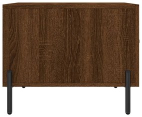 Τραπεζάκια Σαλονιού 2 τεμ Brown Oak 50x50x40 εκ Επεξ. Ξύλο - Καφέ