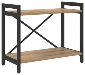 vidaXL Βιβλιοθήκη artisan δρυς 60 x 30 x 48.5 εκ Επεξεργασμένο ξύλο