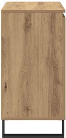 vidaXL Πλαϊνό γραφείο Artisan Oak 60 x 35 x 70 cm Επεξεργασμένο ξύλο