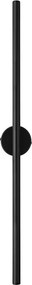Απλίκα Τοίχου LED Heronia Line Black 01-0425