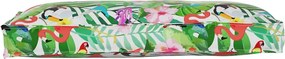 vidaXL Μαξιλάρι Floral Πολύχρωμο 120 x 60 x 12 εκ. Ύφασμα Όξφορντ