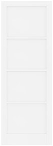 vidaXL Εσωτερική Πόρτα 'ORKDAL' Λευκή 83x232x4 εκ. Σταθερή Ξύλινη Πεύκης