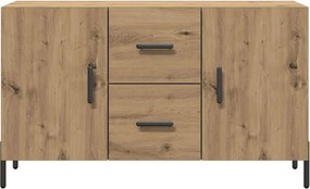 vidaXL Σκευοθήκη Δρυς τεχνίτης 100x36x60 cm Κατασκευασμένο ξύλο