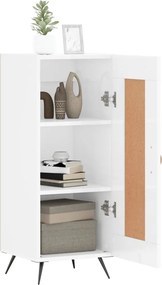 vidaXL Ντουλάπι Γυαλιστερό Λευκό 34,5x34x90 εκ. Επεξεργασμένο Ξύλο