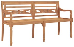vidaXL Παγκάκι Batavia 150 εκ. από Μασίφ Ξύλο Teak