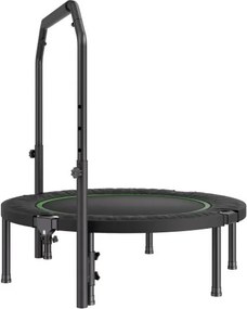 VEVOR 40" Foldable Mini Fitness Trampoline Adults Exercise Rebounder with Handle
