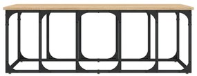 Τραπεζάκι Σαλονιού Sonoma Δρυς 100x50x35,5 εκ. Επεξεργ. Ξύλο - Καφέ