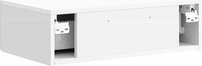 vidaXL Τραπεζάκι Τοίχου 59 x 34,5 x 17 εκ. Επεξεργασμένο Ξύλο
