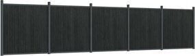 vidaXL Πάνελ Περίφραξης Γκρι 872 x 186 εκ. από WPC