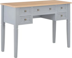 vidaXL Γραφείο Γκρι 109,5 x 45 x 77,5 εκ. Ξύλινο