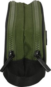 Διπλή Κασετίνα Safta Dark forest Μαύρο Πράσινο 21 x 8 x 6 cm