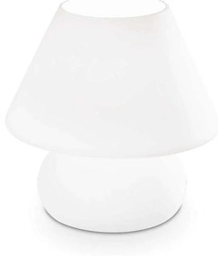 Φωτιστικό Επιτραπέζιο Prato 074726 16,5x18,5cm 1xE14 40W White Ideal Lux