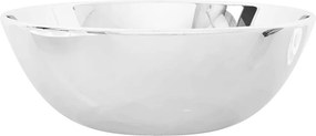 vidaXL Νιπτήρας Ασημί 28 x 10 εκ. Κεραμικός