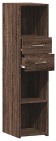 vidaXL Ντουλάπι Καφέ Δρυς 30x42,5x124 εκ. από Επεξεργασμένο Ξύλο