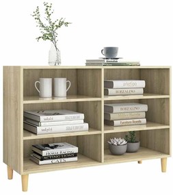 vidaXL Ραφιέρα Sonoma Δρυς 103,5 x 35 x 70 εκ. από Επεξεργ. Ξύλο