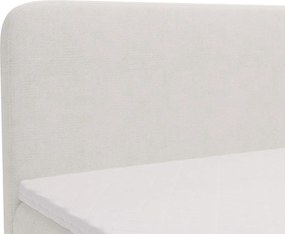 Επενδυμένο Κρεβάτι Bonny-Κρεμ-140 x 200