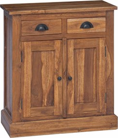 vidaXL Ντουλάπι αποθήκευσης Φυσικό 65 x 30 x 75 cm Στερεό Ξύλο Τίκ