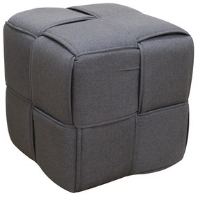ZITA PLUS LINE ΣΚΑΜΠΟ GREY ΥΦΑΣΜΑ 40X40X40εκ. 40X40X40εκ.40.0162