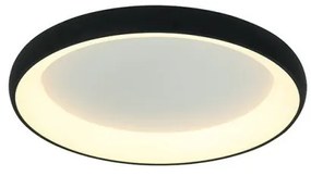 Πλαφονιέρα Φωτιστικό Οροφής 40cm LED 32W IP20 3000K 2040 Zambelis-2040-Μαύρο 2040