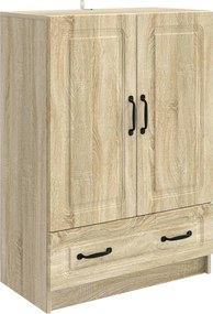 vidaXL Πλαϊνό γραφείο με συρτάρι Sonoma Δρυς 66 x 34,5 x 92 εκ.