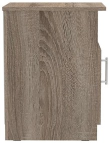 Κομοδίνο Galdow μελαμίνη σε καρυδί απόχρωση 80x45x60εκ 80x45x60 εκ.