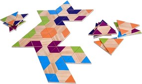 Ξύλινο Παιχνίδι Bs Toys Triangle Domino