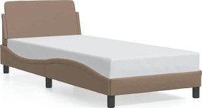 vidaXL Πλαίσιο Κρεβατιού Dover Καπουτσίνο 80x200 εκ. Συνθ. Δέρμα