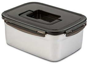 Φαγητοδοχείο Acer 10-002-006 25,9x19x11,1cm 3500ml Inox-Black Nava Ανοξείδωτο Ατσάλι