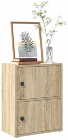 vidaXL Βιβλιοθήκη Sonoma Δρυς 40x24x52 εκ. από Επεξεργασμένο Ξύλο