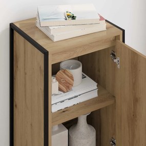 vidaXL Πλαϊνό γραφείο Artisan Δρυς 43 x 36 x 75,5 εκ.