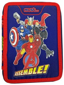 Κασετίνα Διπλή Γεμάτη (21x15x5) Must Avengers Assemble 506105