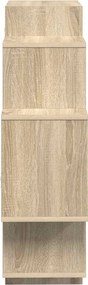 vidaXL Ράφι Τοίχου Sonoma Δρυς 90 x 25 x 90 εκ. Επεξεργασμένο Ξύλο
