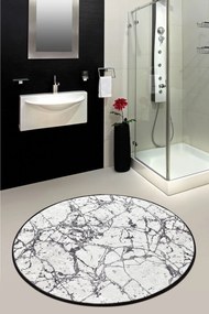 Bathmat Marble (100 cm) - White Multicolor