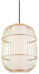 Κρεμαστό Φωτιστικό Οροφής ARTE ILLUMINA E27 Φ30 Bamboo 144-31005 Eurolamp 144-31005 Μπεζ