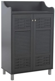 ΠΑΠΟΥΤΣΟΘΗΚΗ-ΝΤΟΥΛΑΠΙ KAILENA ΞΥΛΙΝΗ HM2230.10 ΓΚΡΙ 77x40x121,5 εκ.