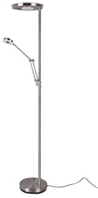 Φωτιστικό Δαπέδου Led Barrie 4000Lm, 600Lm 181x30cm Nickel Mat 424210307 Trio Lighting Μέταλλο
