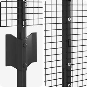 vidaXL Τεντώτο με στήριγμα Γκρι