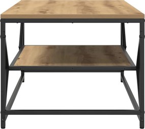 vidaXL Τραπεζάκι σαλονιού Artisan Oak 90 x 50 x 40 cm
