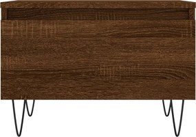 vidaXL Τραπεζάκια Σαλονιού 2 τεμ. Καφέ Δρυς 50x46x35 εκ. Επεξ. Ξύλο