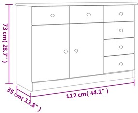 ΝΤΟΥΛΑΠΙ ALTA ΛΕΥΚΟ 112 X 35 X 73 ΕΚ. ΑΠΟ ΜΑΣΙΦ ΞΥΛΟ ΠΕΥΚΟΥ 353940