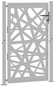 vidaXL Πύλη κήπου 105x155 cm από καιρικό χάλυβα Light Design