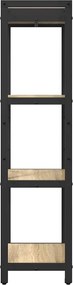 vidaXL Ράφι Βιβλίων Δρύς Sonoma 40 x 30 x 119 εκ Επεξεργασμένο ξύλο